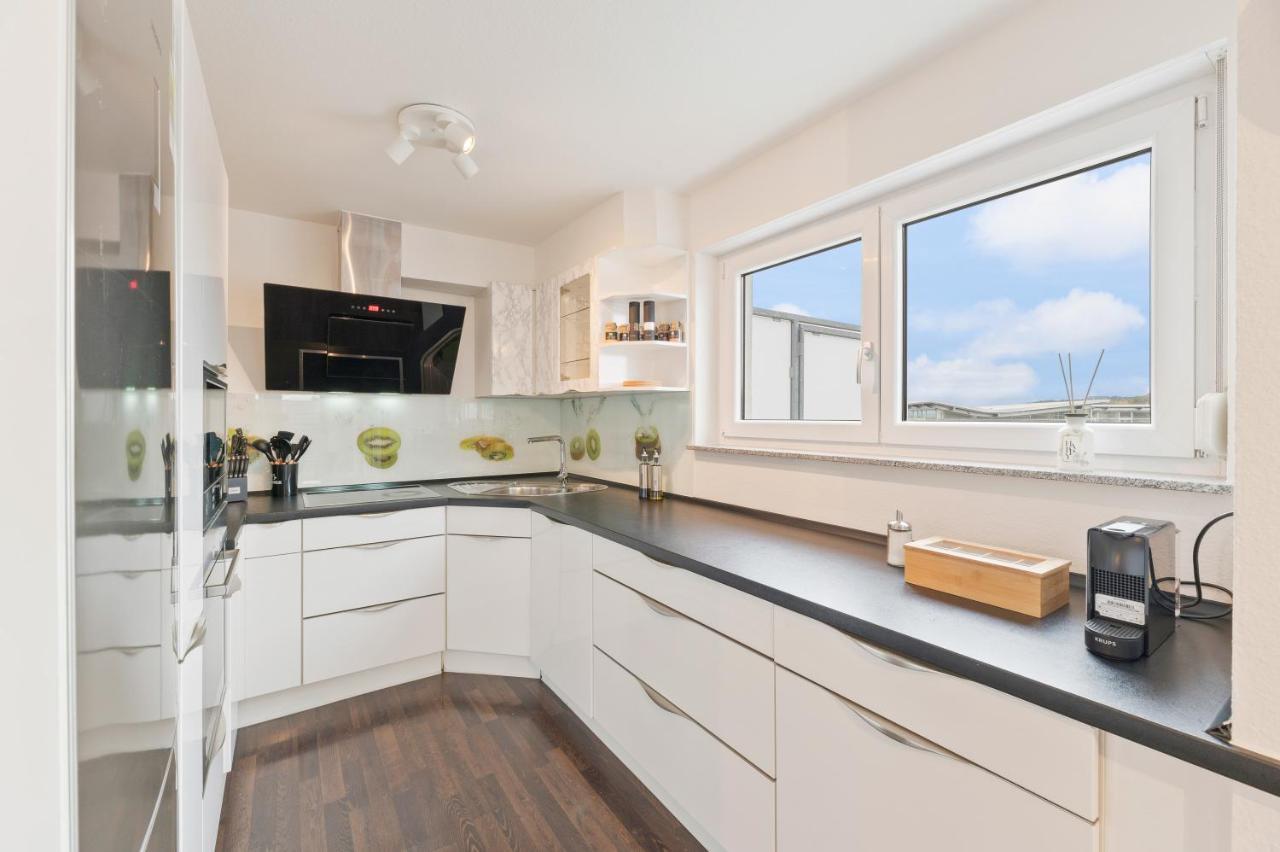 Design-Apartment - Kueche - Dachterrasse - Zentral ラインフェルデン＝エヒターディンゲン エクステリア 写真