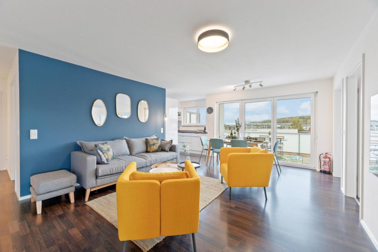 Design-Apartment - Kueche - Dachterrasse - Zentral ラインフェルデン＝エヒターディンゲン エクステリア 写真